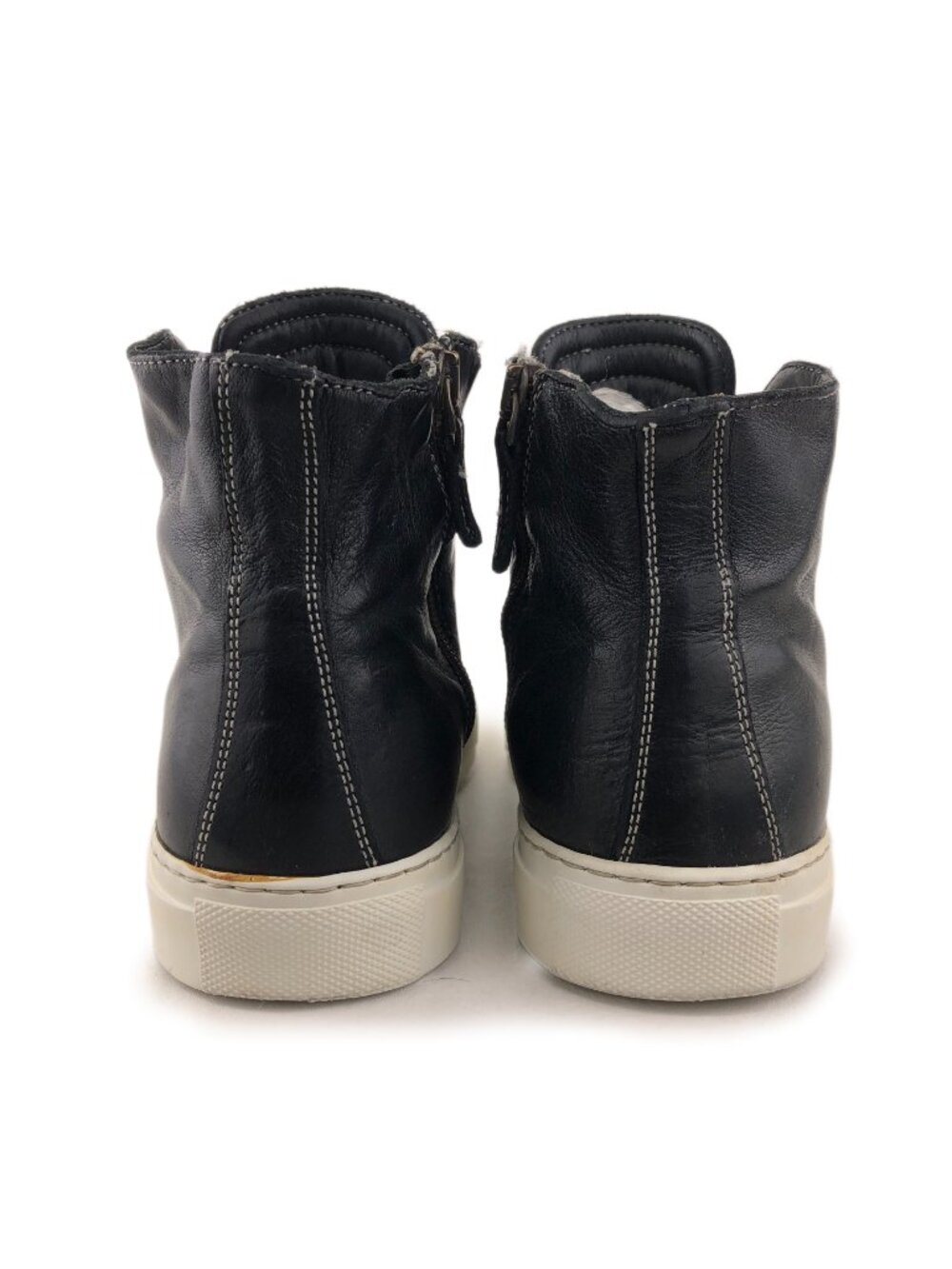 Benheart Lombardi Leather High-Top Zip Sneakers EUR 39 - Picture 6 of 12